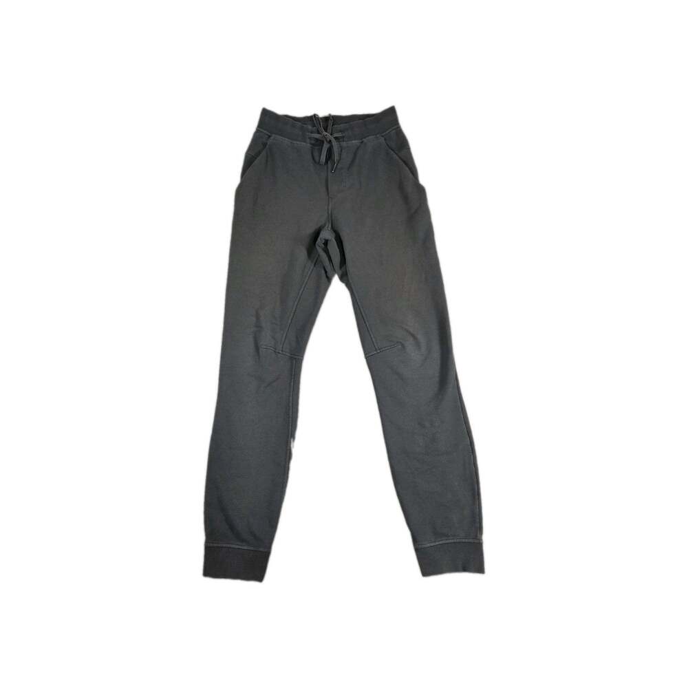 Lululemon Pants Mens Sz XS Black Joggers Cuffed City Sweat Stretch Drawstring